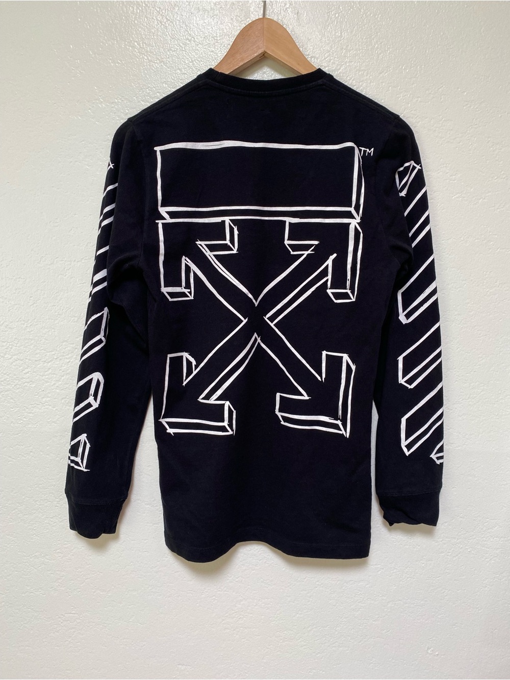 Off-White 3D Line Long-Sleeve T-Shirt